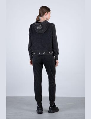 Imagen 2 del producto Polerón Hood Sport Mujer Everlast DarkGrey